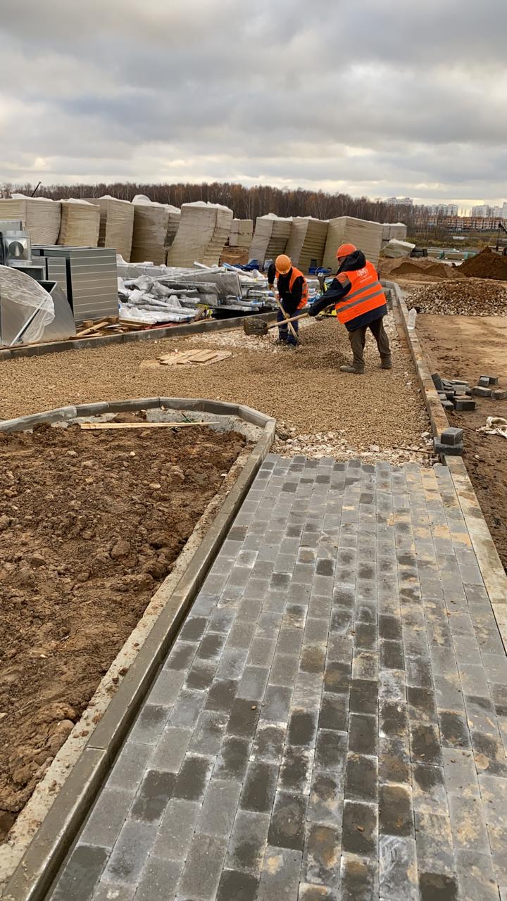 устройство тротуаров